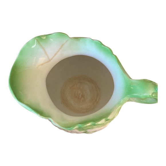 Antique Wheeling Pottery Company pitcher 7.5” tall x 8” wide - Picture 8 of 12